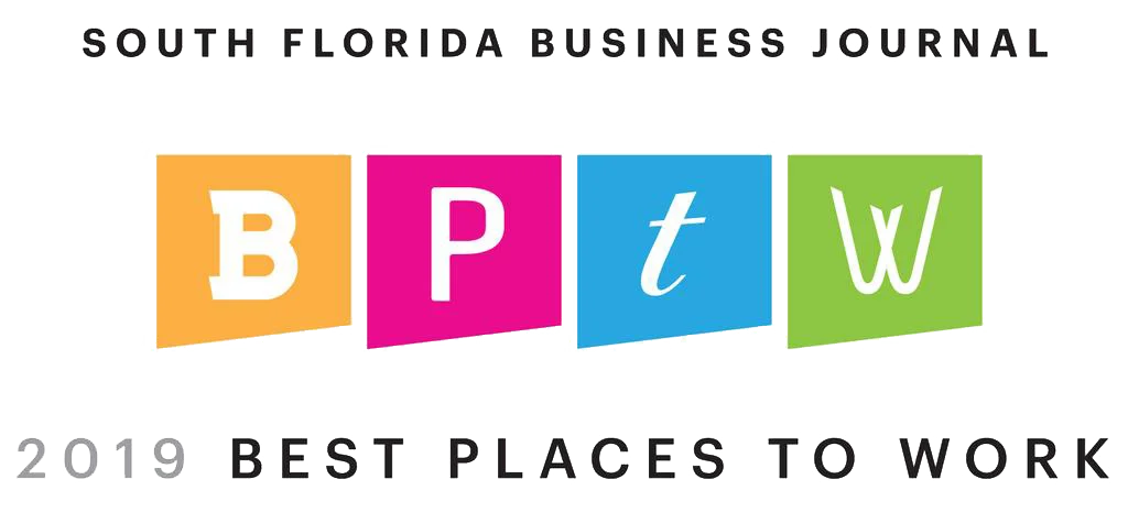 South Florida Business Journal - 2019 Best Places To Work Award.
