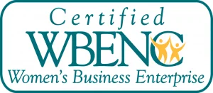 Certified Women's Business Enterprise badge.