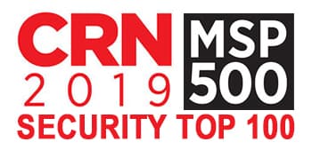 CRN MSP 500 Security 100 award.