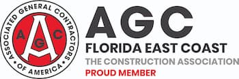 The associated general contractors of america service and supply logo