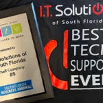Best Places To Work Award for I.T. Solutions of South Florida